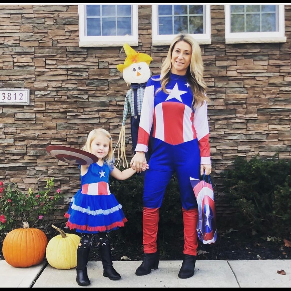 Mommy And Me Captain America Costumes
